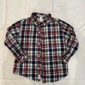 Janie and Jack Cotton Button Down